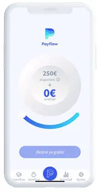 월급 선지급금을 ‘충전’해주는 바르셀로나의 스타트업 페이플로(payflow). 사진=payflow.es