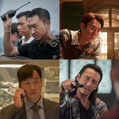 차이나타운 보스의 수하였으나 지금은 전요환의 수하인 변기태(조우진), 전요환의 고문 변호사 데이빗(유연석), 전요환을 쫓는 국정원 요원 최창호, 전요환의 경쟁자인 차이나타운 보스 첸진(장첸) 등 강인구는 물론 모든 인물들의 시선은 마약왕 전요환을 쫓는다. 그 와중 벌어지는 속고 속이는 상황이 속도감 있게 펼쳐진다. 사진=넷플릭스 제공