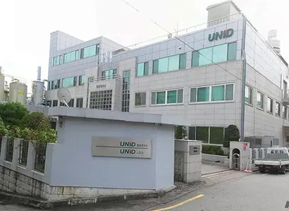 6년 넘게 자본잠식 상태이던 유니드LED가 지난 5월 청산됐다. 경기도 성남시에 있는 유니드 중앙연구소의 2016년 모습으로, 현재는 유니드LED 간판이 떼어진 상태다. 사진=네이버지도 캡처