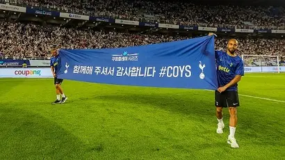 쿠팡플레이는 지난해 손흥민 선수가 소속된 토트넘과의 친선경기 중계를 통해 이용자 수를 끌어 모았다. 사진=쿠팡플레이 제공