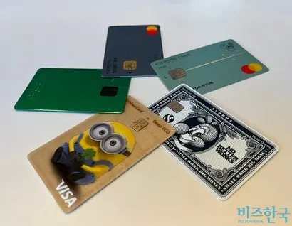 신용카드 발급은 매년 증가하지만, 이 카드를 폐기할 방안은 소각이나 매립밖에 없다. 대부분의 카드 재질인 폴리염화비닐(PVC)의 유해성 문제도 제기되지만, 별다른 방안은 없는 상황이다. 사진=전다현 기자