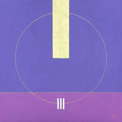의식의 샘 967: 91×91cm 혼합재료 2022