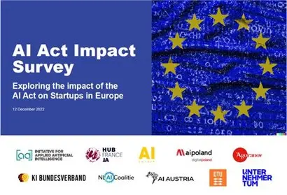 ‘어플라이드AI(Applied AI)’가 2022년 12월 EU AI법에 관해 설문조사한 결과를 담은 보고서. 사진=appliedai.de