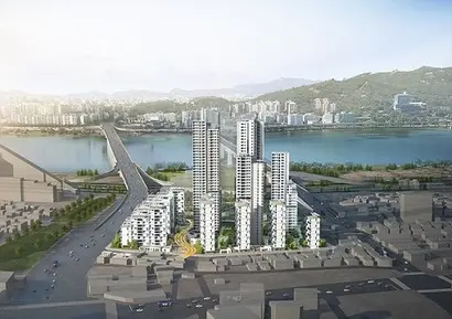 풍납토성 주변 높이 규제로 개발에 어려움을 겪었던 천호A1-2구역은 지난 4월 신속통합기획안이 확정되면서 사업이 순항하고 있다. 재개발 이후 예상 조감도. 사진=서울시
