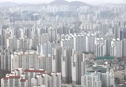 서울 영등포구에서 바라본 서울 도심. 사진=연합뉴스
