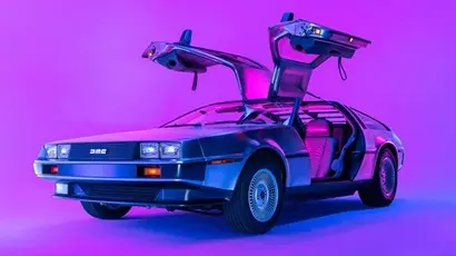 영화 ‘백투더퓨처’에 나오는 타임머신 드로리안. 사진=classicdmc.com