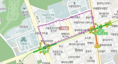 고도지구 해제 대상지. 사진=서울도시계획포털