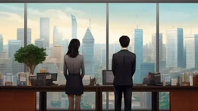 직장 동료 간의 거리는 지나치게 가까워도 그렇다고 너무 멀어도 안된다. 적당한 거리를 찾아서 지속적으로 유지하는 것이 중요하다. 사진=생성형 AI