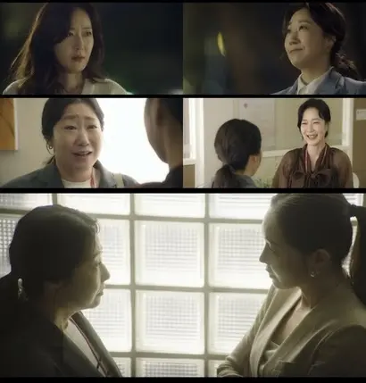 이문정 대리에 이어 금소진 과장의 퇴사를 유도하면 금 과장의 자리를 고해라에게 주겠다고 제안했던 최지원. 그러나 임원 승진에 목매달고 있는 최지원의 자리 역시 주 이사의 손아귀에 있다는 점에서 이들의 반목과 부딪침은 허망해 보인다. 사진=티빙 제공