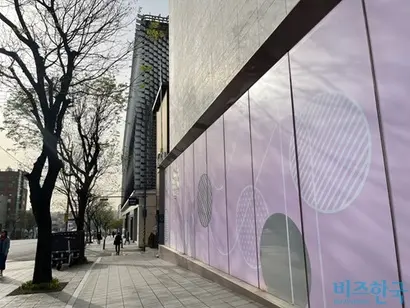 지난 4월 SM셀리브러티센터 모습. 현재는 모두 철거됐다. 사진=전다현 기자