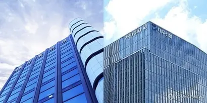 중흥건설(왼쪽)은 2022년 2월 대우건설의 새 주인이 됐다. 사진=중흥그룹, 연합뉴스