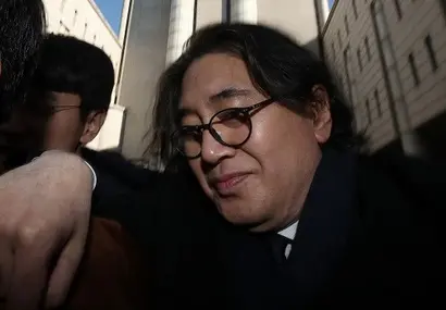 2018년 서울 서초구 고등법원에서 열린 이호진 전 태광그룹 회장 2차 파기환송심. 사진=연합뉴스