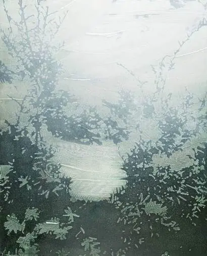 Breeze 221001: 130×162cm Acrylic and stone powder on linen 2022