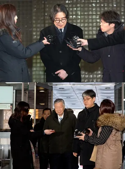 이호진 태광그룹 전 회장(위)과 이중근 부영 회장. 사진=연합뉴스, 비즈한국DB