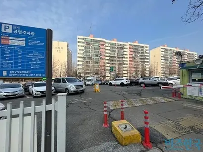 장지동 공영차고지 인근 모습. 주변으로 아파트가 들어서 있다. 사진=전다현 기자