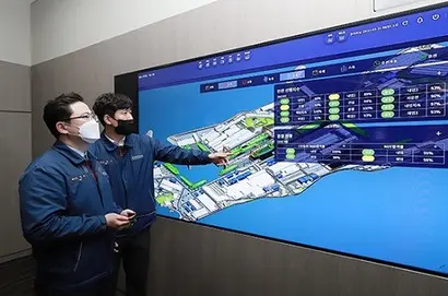 HD현대의 미래 첨단 조선소(FOS). 사진=HD현대 제공