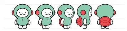 광동제약이 창립 58주년을 맞이해 제작한 캐릭터 ‘하얀 거북이’. 사진=광동제약 제공