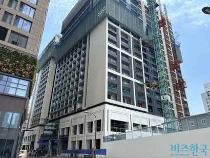 해당 생숙은 오는 9월 준공 예정이다. 사진=강은경 기자