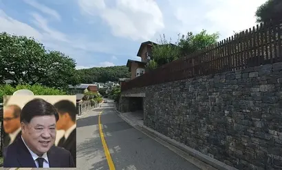 재계 19위 셀트리온 서정진 명예회장이 2009년에 매입한 분당 구미동 단독주택.  사진=카카오맵 로드뷰, 비즈한국DB