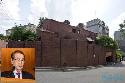재계 42위 태영그룹 윤세영 명예회장은 40년 전 서래마을에 지은 단독주택에 거주 중인 것으로 파악된다.  사진=비즈한국DB