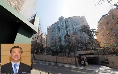 재계 54위 삼천리 이만득 회장은 서래마을에 위치한 노블하임아파트에 거주한다. 사진=삼천리, 카카오맵 로드뷰