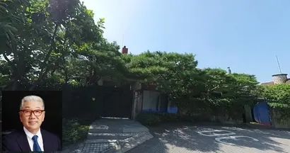 재계 84위 삼표그룹 정도원 회장은 손자가 보유한 성북동 단독주택에 주민등록상 거주지를 두고 있다. 사진=삼표그룹, 카카오맵 로드뷰