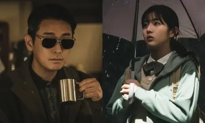 조명가게 주인 원영은 조명가게를 자주 찾는 현주에게 어딘가 이상한 사람들을 조심하라고, 못 본 척 하라고 당부한다. 그러나 원영 역시 어딘가 이상하긴 마찬가지. 사진=월트디즈니 컴퍼니 코리아 제공