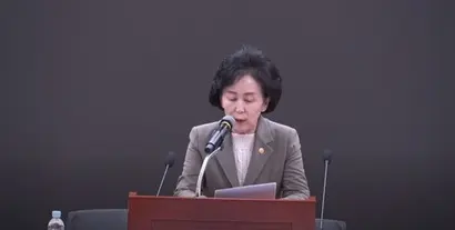 권영희 서울시약사회장이 ‘국민건강권 확보를 위한 의약품 품절사태 해소방안 국회정책토론회’에서 발언하고 있다. 사진=서울시약 유튜브