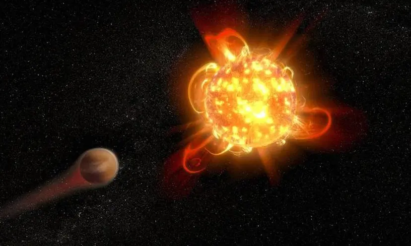적색왜성은 난폭한 플레어가 발생할 가능성이 더 높다. 사진=NASA/JPL-Caltech