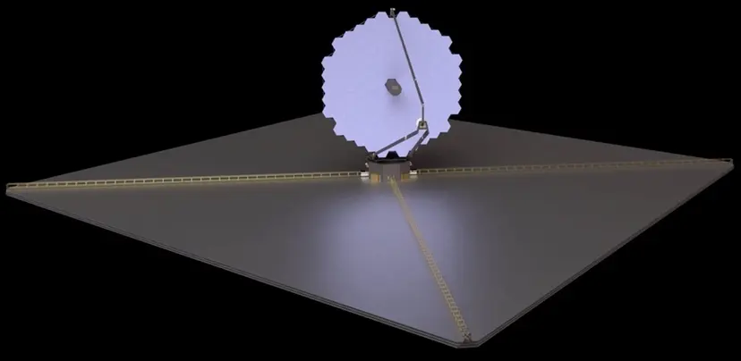 제임스 웹의 후발 주자로 거론되는 초대형 우주 망원경 LUVOIR 상상도. 이미지=NASA
