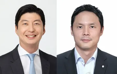 GS그룹 오너 4세인 허세홍 GS칼텍스 대표이사와 허준홍 삼양통상 대표이사.  사진=GS그룹 제공