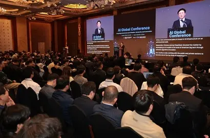 과학기술정보통신부는 내년 1월 법 시행을 앞두고 현재 의견을 수렴하며 시행령을 만들고 있다. 3월 25일 AI 글로벌 컨퍼런스에서 개회사를 하고 있는 유상임 과기정통부 장관. 사진=연합뉴스