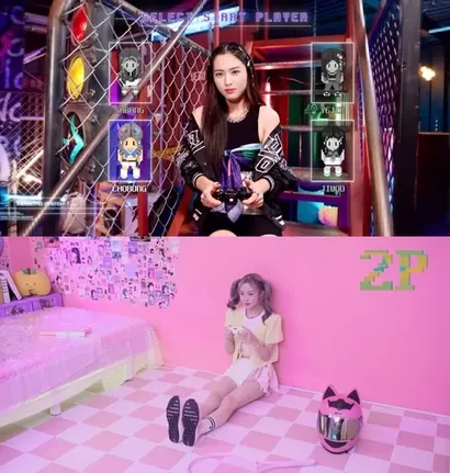 콘텐츠 제작 시 AI 기술을 활용하는 흐름이 확대되는 가운데 국내 스타트업도 자체 AI 솔루션을 개발하는 등 시장에 뛰어들고 있다. 펄스나인 제작 걸그룹 이터니티의 ‘DTDTGMGN’ 뮤직비디오. 사진=이터니티 공식 유튜브 채널