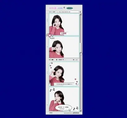 연예인과 함께 촬영한 듯한 결과물을 연출하는 프레임은 해외에서도 큰 인기를 끌고 있다. 사진=포토이즘 인스타그램