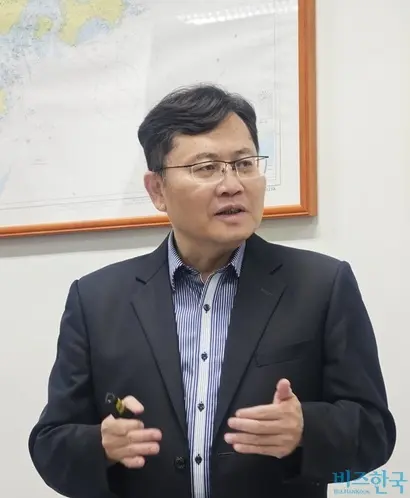 가오루이신 국립진먼대학교 부총장은 한반도의 문제가 대만과 직결되는 구조라고 설명했다. 사진=전다현 기자