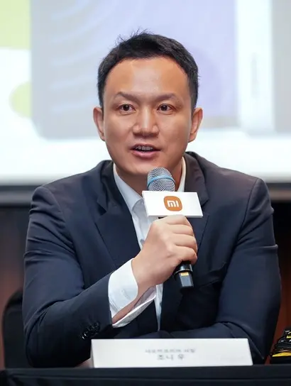 간담회에서 질문에 답변하는 조니 우 샤오미코리아 사장​. 사진=샤오미코리아