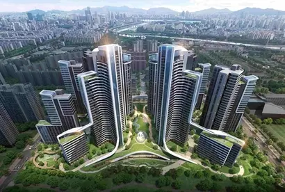 삼성물산이 서울 강남구 개포우성7차아파트 재건축사업 수주전에서 대우건설을 꺾고 시공자로 선정됐다. 삼성물산이 개포우성7차에 제안한 아파트(래미안 루미원) 조감도. 사진=삼성물산 제공