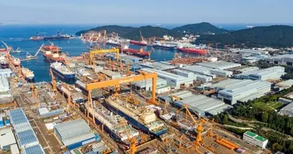 한화오션이 2025 경주 APEC 정상회의를 중국 제재가 해제되고 핵추진 잠수함 등 사업기회를 한층 넓힐 수 있는 기회를 맞이했다는 평가를 받고 있다. 사진은 한화오션 거제사업장. 사진=한화오션