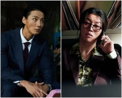 ‘모범택시3’에서 두 번째 빌런 윤시윤과 세 번째 빌런 음문석. 둘 다 광기의 빌런을 제대로 소화하며 호평 받았는데, 특히 윤시윤은 체중 감량으로 기존의 순둥순둥한 이미지를 완전히 제거하여 섬뜩함을 안겼다. 사진=SBS 제공