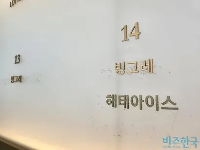 빙그레 사무실이 위치한 서울특별시 종로구 콘코디언빌딩 안내판. 사진=임준선 기자