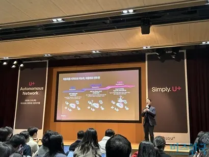 LG유플러스가 통신망 운영 전반에 AI 기술을 도입하는 자율 운영 네트워크 전략을 본격화한다. 10일 오전 서울 강서구 LG사이언스파크에서 열린 기자간담회에서 참석한 권준혁 LG유플러스 네트워크부문장. 사진=강은경 기자