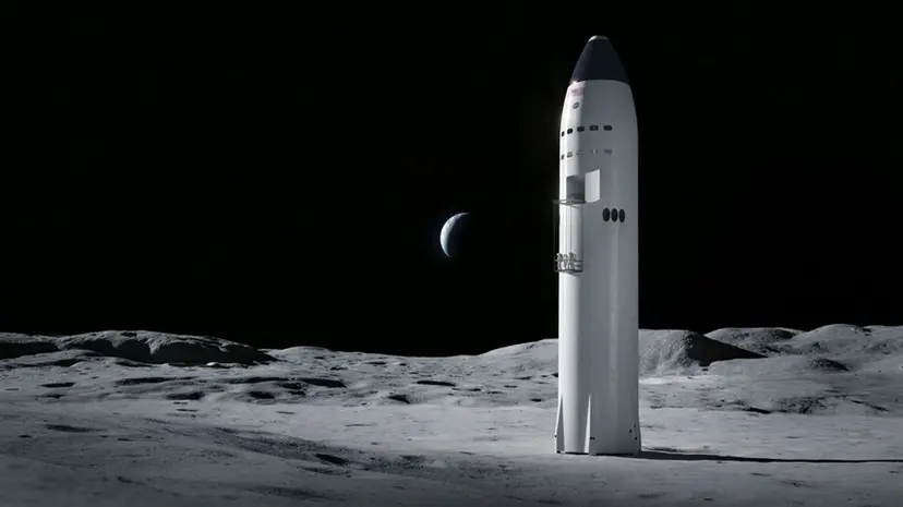 스페이스 X가 디자인한 달 착륙선의 모습. 사진=NASA/Space X