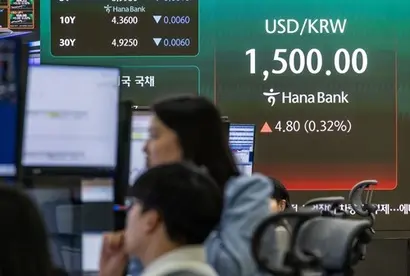 지금의 환율 상승은 외환위기처럼 시스템이 무너진 결과라기보다 글로벌 자금의 달러 쏠림, 외국인 자금 이탈, 에너지 가격 부담 등이 겹친 구조적 변화에 가깝고, 실제 정책도 달러를 막기보다 공급을 안정시키는 쪽에 있다. 하나은행 딜링룸 전경. 사진=최준필 기자
