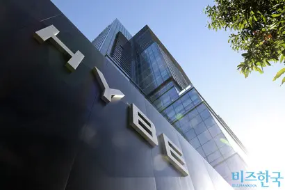 서울 용산구 하이브 사옥 앞. 사진=박정훈 기자