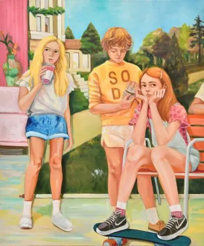 무슨일이 일어나야 하는 오후 60.6×72.7cm Oil on  canvas 2025