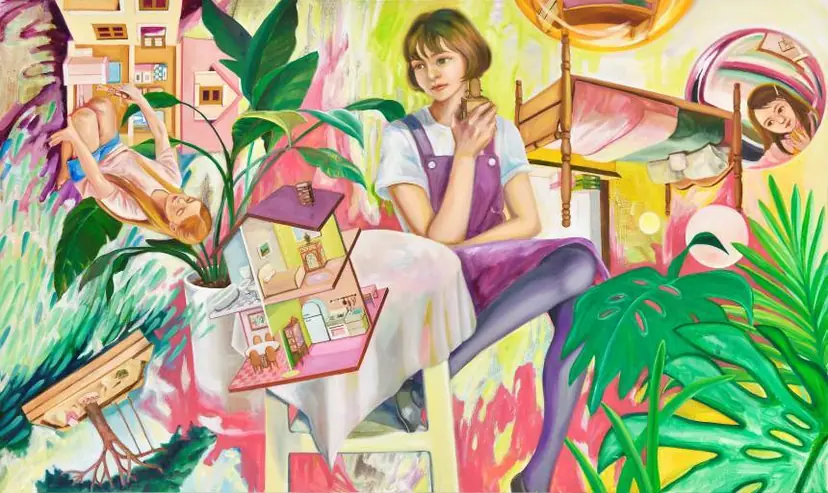 Doll House III 162.2×97cm Oil on canvas 2025