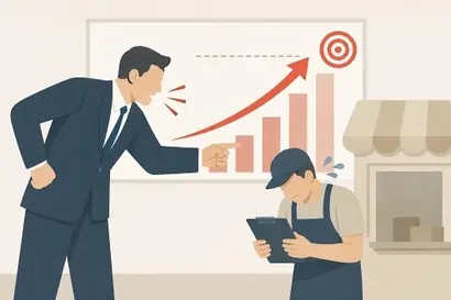 공정거래법 등은 판매 목표 강제를 금지하고 있지만 불이익 유형 영역마다 조금씩 다르다. 사진=생성형 AI